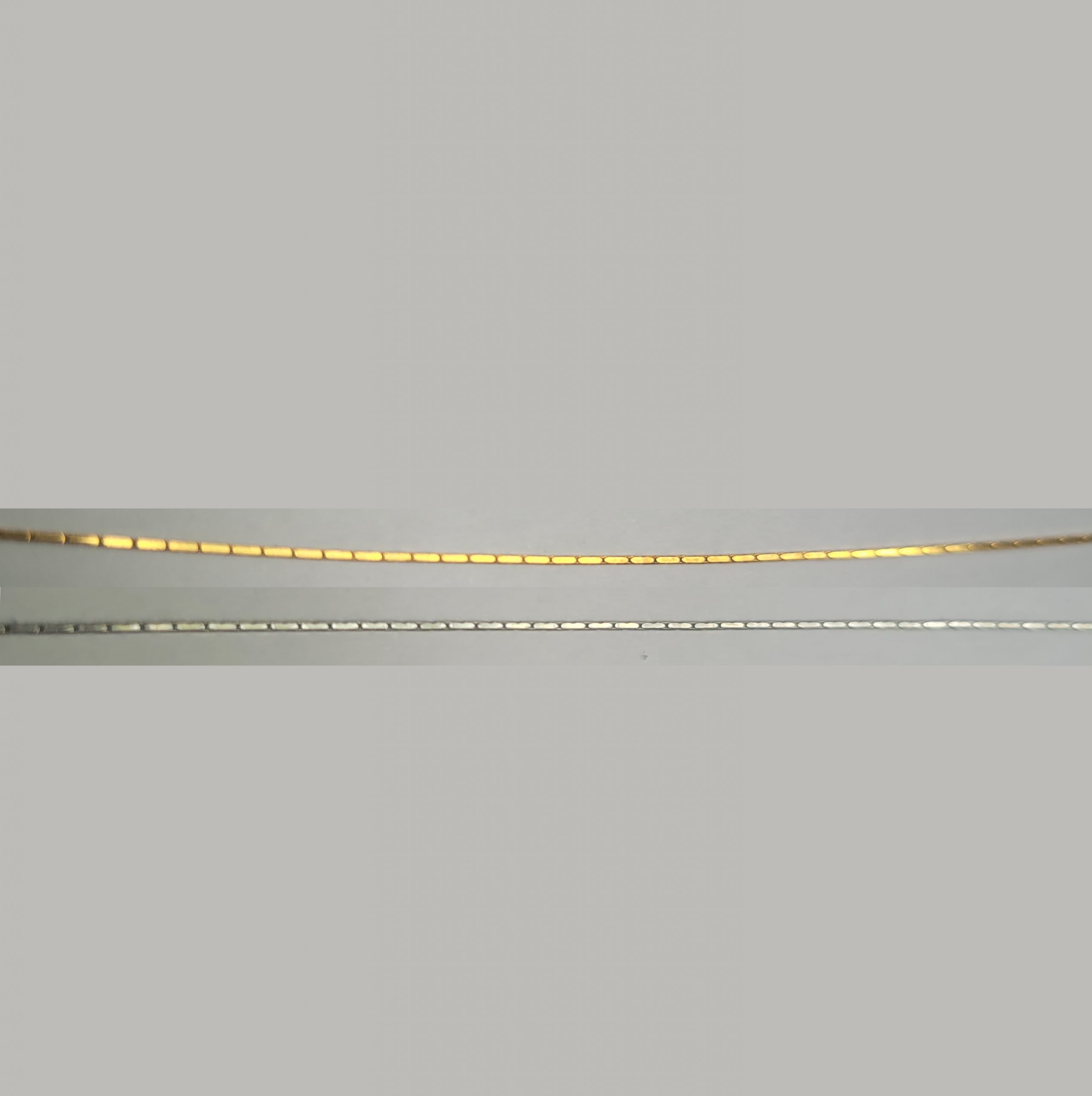 Cardano Kette | 925 Sterling Silber platiniert oder 24K vergoldet | 40 cm